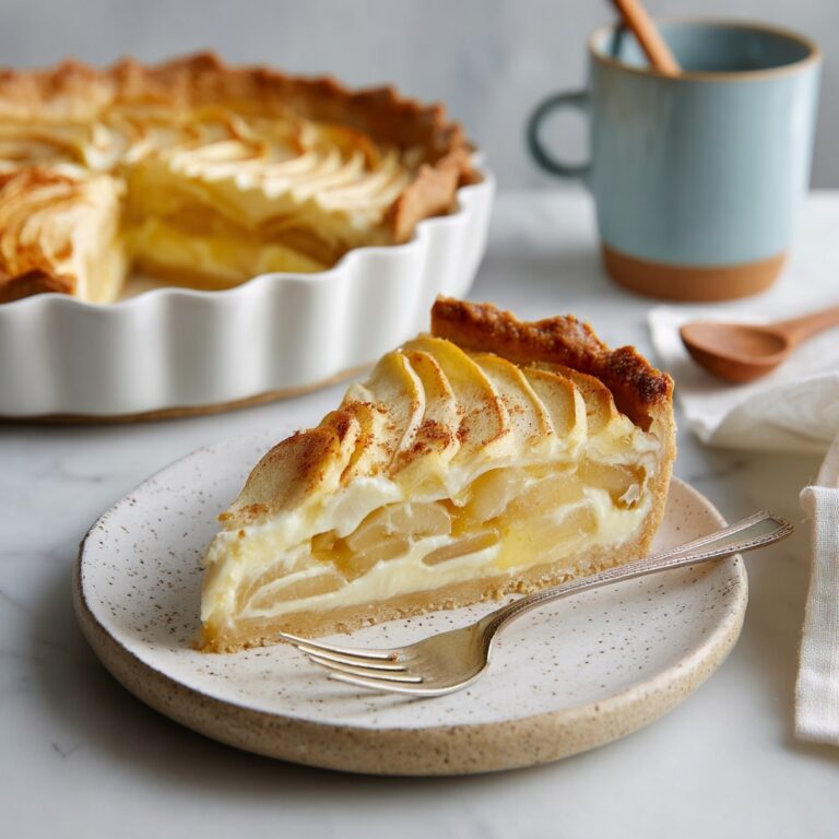 French Custard Pie with Apples (Flan Parisien) Recipe