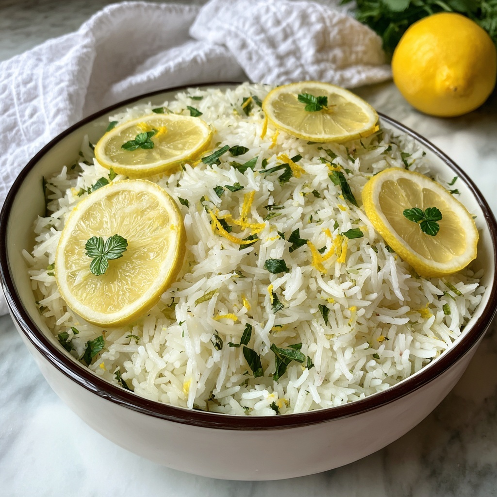 Greek Lemon Rice Recipe - Recipe Image