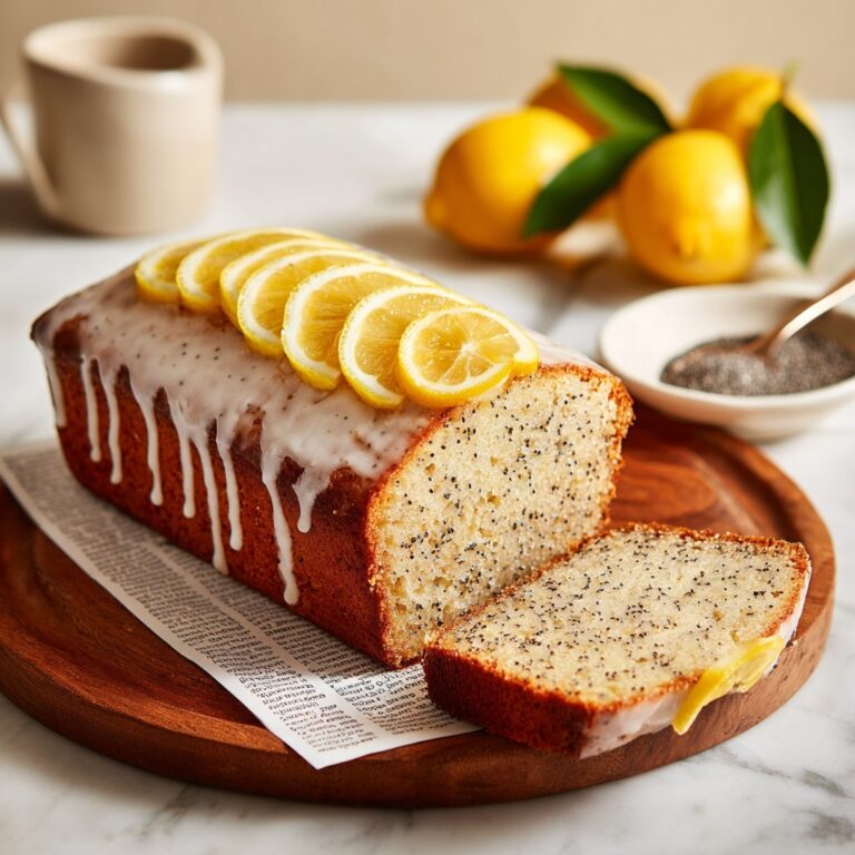 Vegan Lemon Poppy Seed Cake Recipe