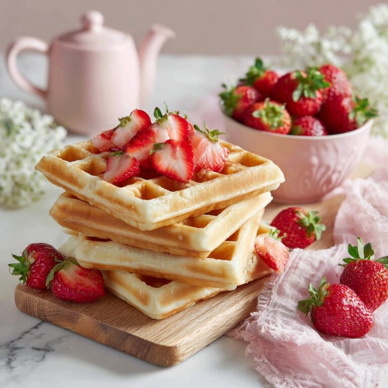 Irresistible Strawberry Waffles: Your New Breakfast Obsession Recipe