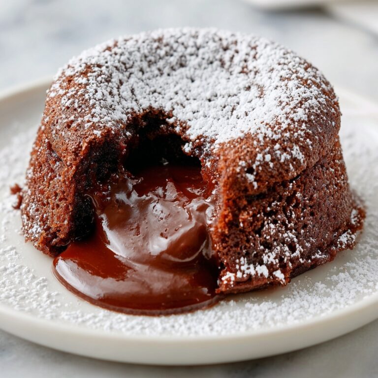 Protein Lava Cake (Gluten Free, Low Sugar) Recipe