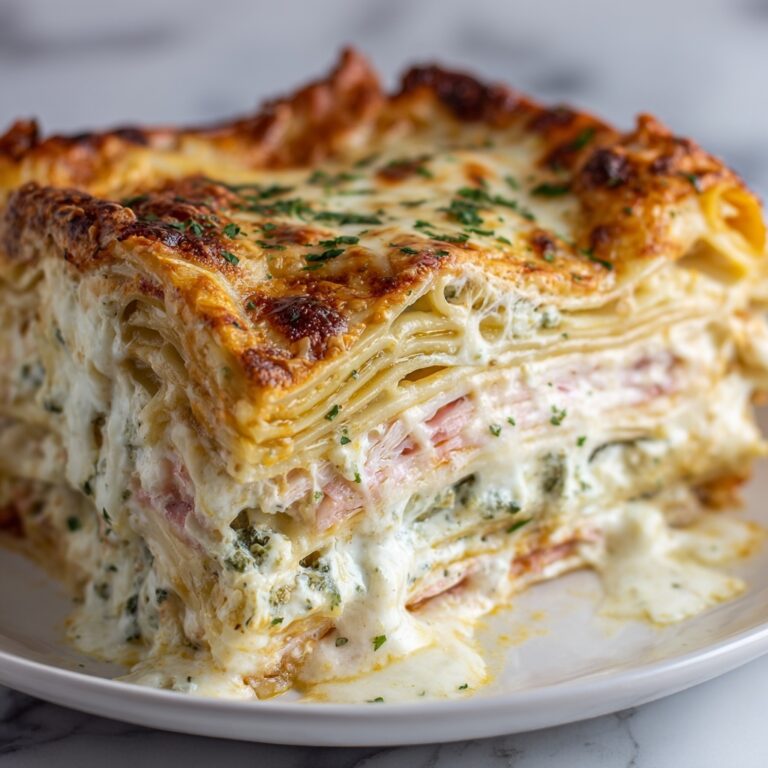 Garlic Butter Shrimp Scampi Lasagna Recipe
