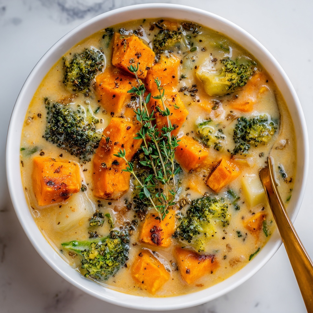 Broccoli Potato Cheese Soup Recipe - Recipe Image