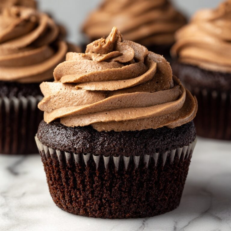Chocolate Pumpkin Cupcakes with Creamy Frosting Recipe