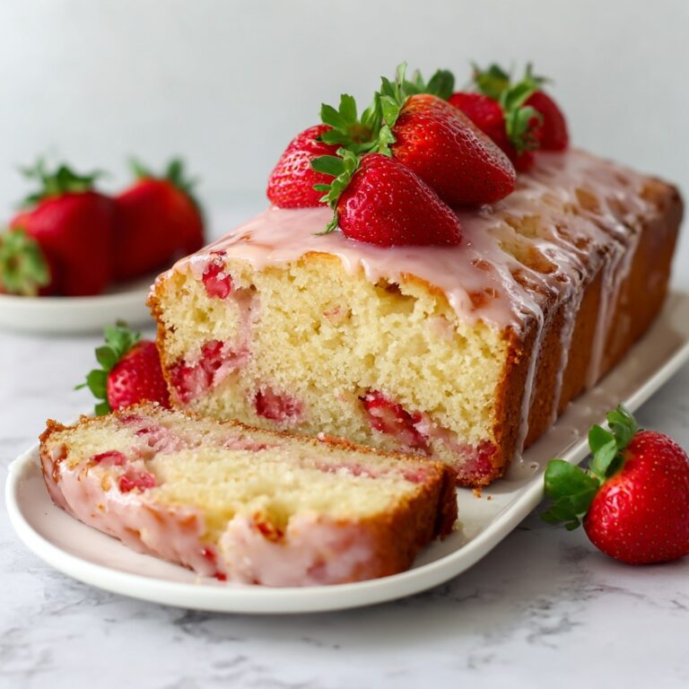 Strawberry Lemon Pound Cake Recipe
