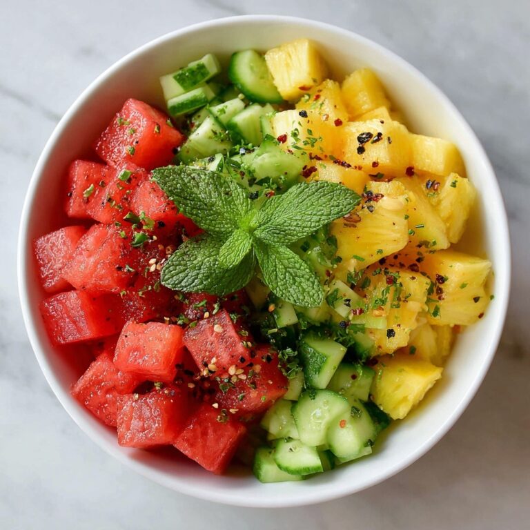 Delightfully Fresh Watermelon Pineapple Salad Recipe