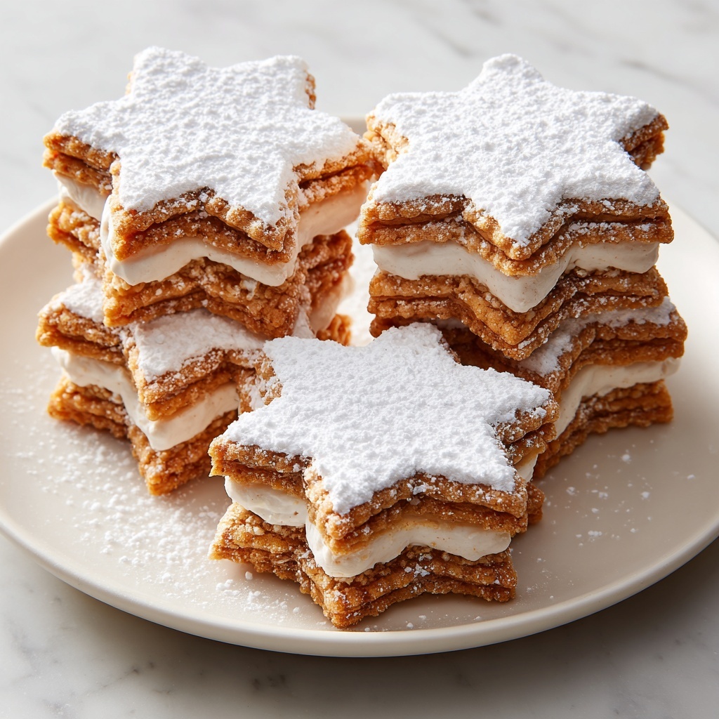 Zimtsterne Cinnamon Star Cookies Recipe - Recipe Image