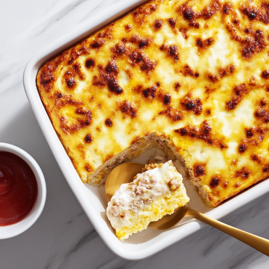 BBQ Chicken Cauliflower Rice Casserole Recipe - Recipe Image