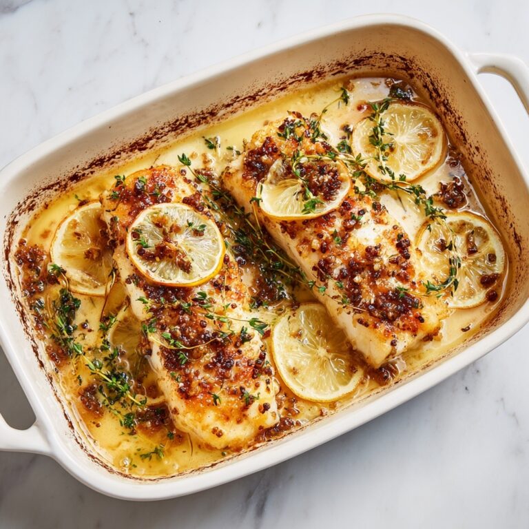 Baked Cod with Lemon and Garlic Recipe