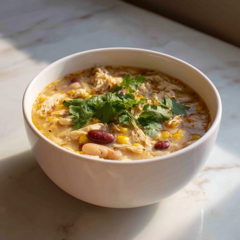 Healthy White Chicken Chili with Greek Yogurt Recipe