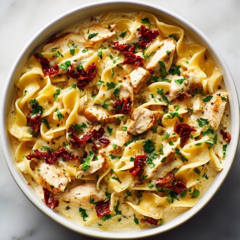 Creamy Chicken Pasta with Sun-Dried Tomatoes Recipe