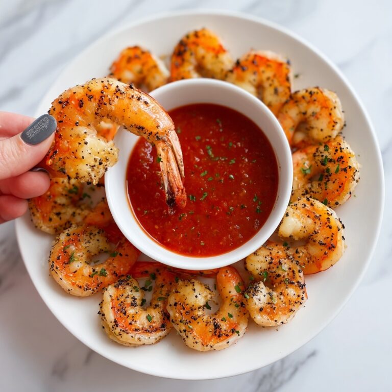 Roasted Shrimp Cocktail with Homemade Chili Sauce Recipe