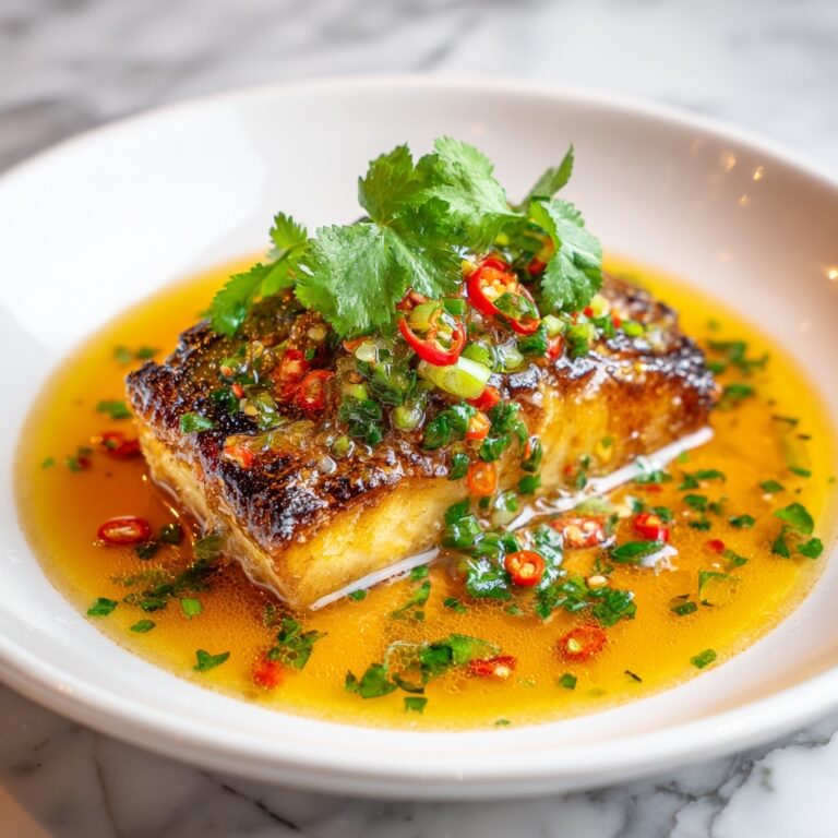 Pan-Fried Sea Bass with Chili and Greens Recipe