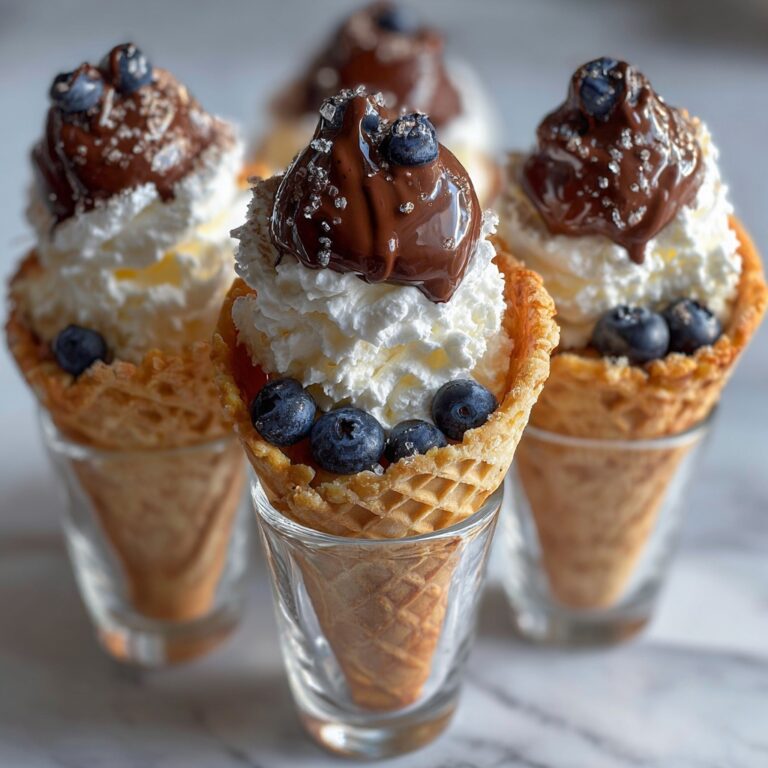 Deliciously Easy Cannoli Cones Recipe