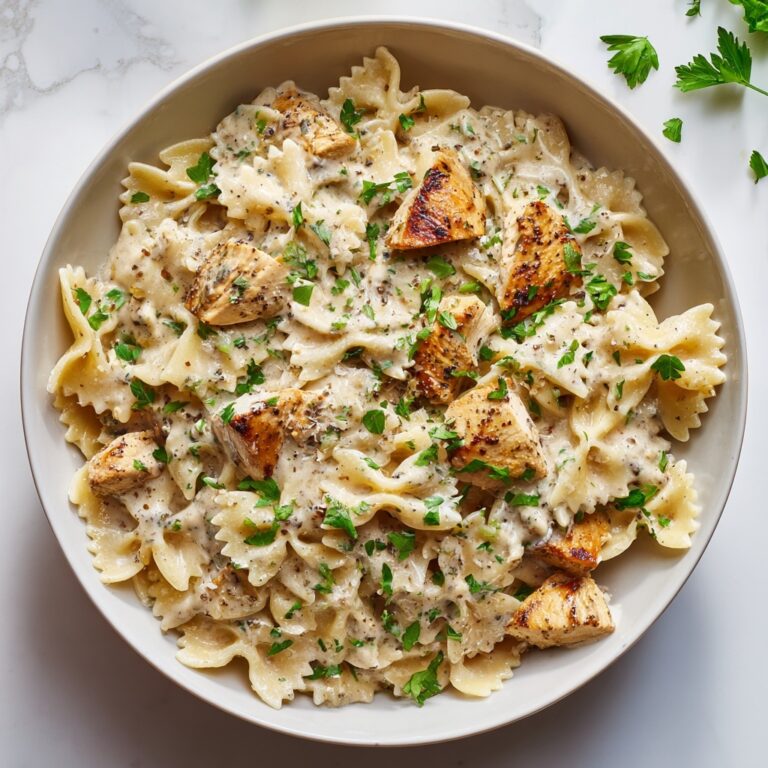 Creamy Garlic Parmesan Chicken Pasta Recipe