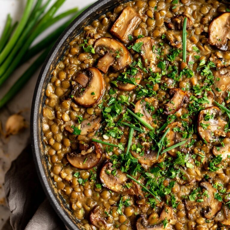 Lentil Mushroom Stroganoff: A Hearty Vegetarian Delight Recipe