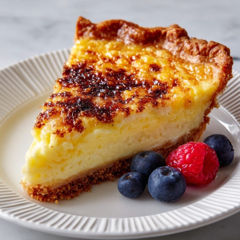 Egg Custard Pie Recipe