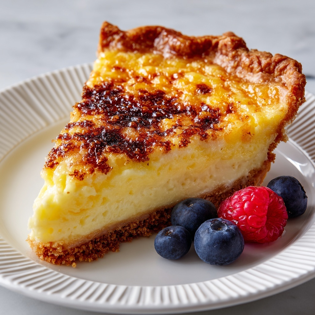 Egg Custard Pie Recipe - Recipe Image