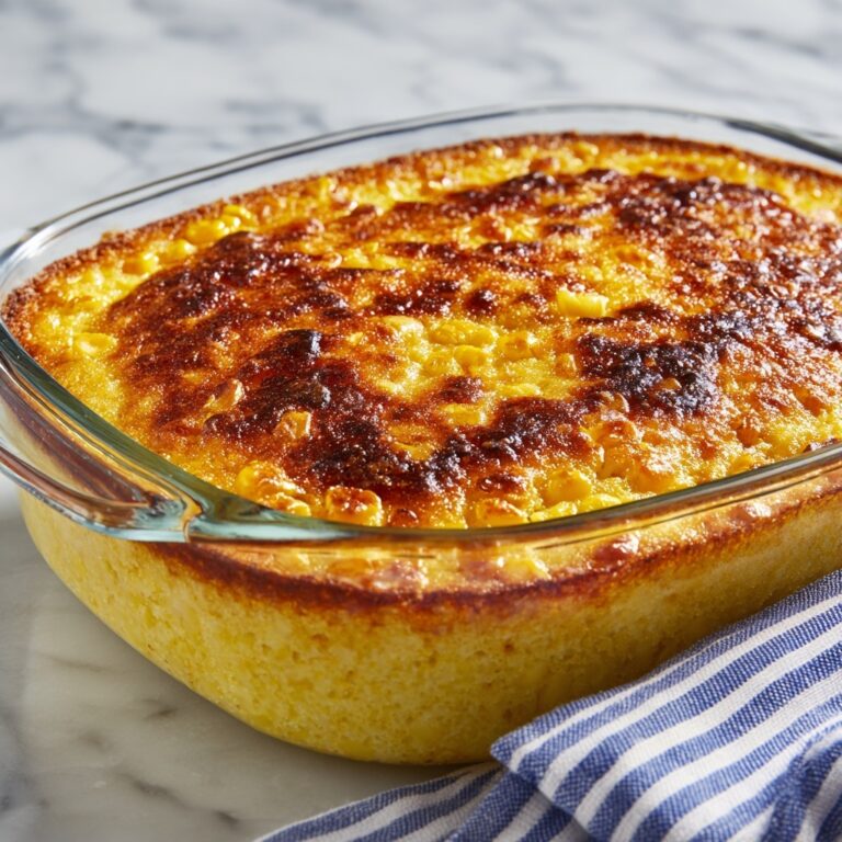 Creamy Cheddar Corn Casserole Recipe