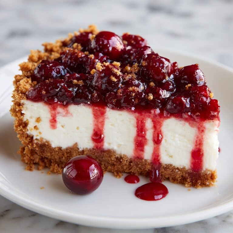 Cranberry Cheesecake Pie Recipe