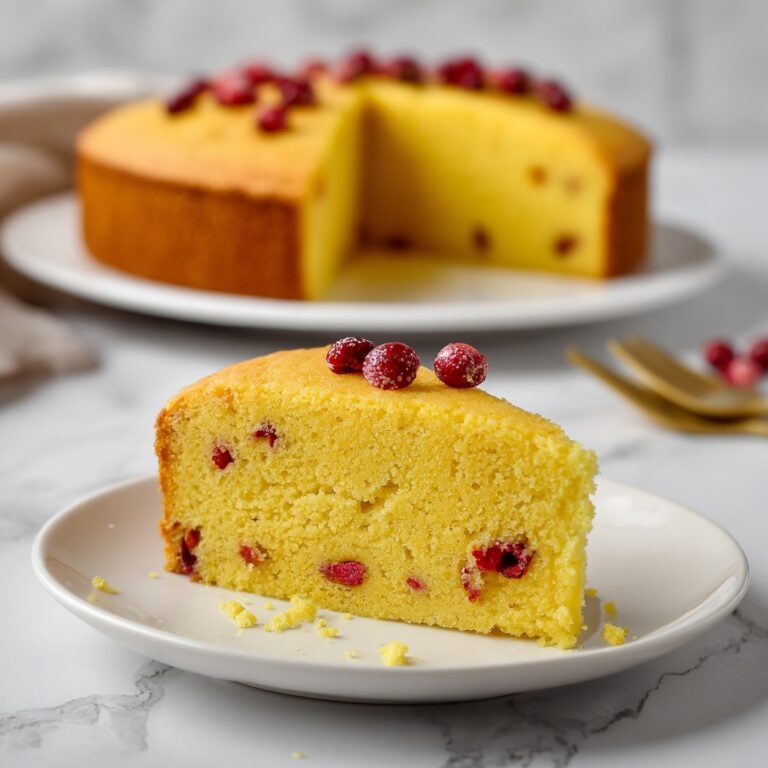 Cranberry Orange Christmas Cake Recipe