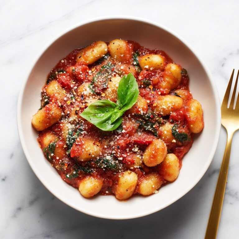 One-Pan Creamy Sausage Gnocchi Recipe