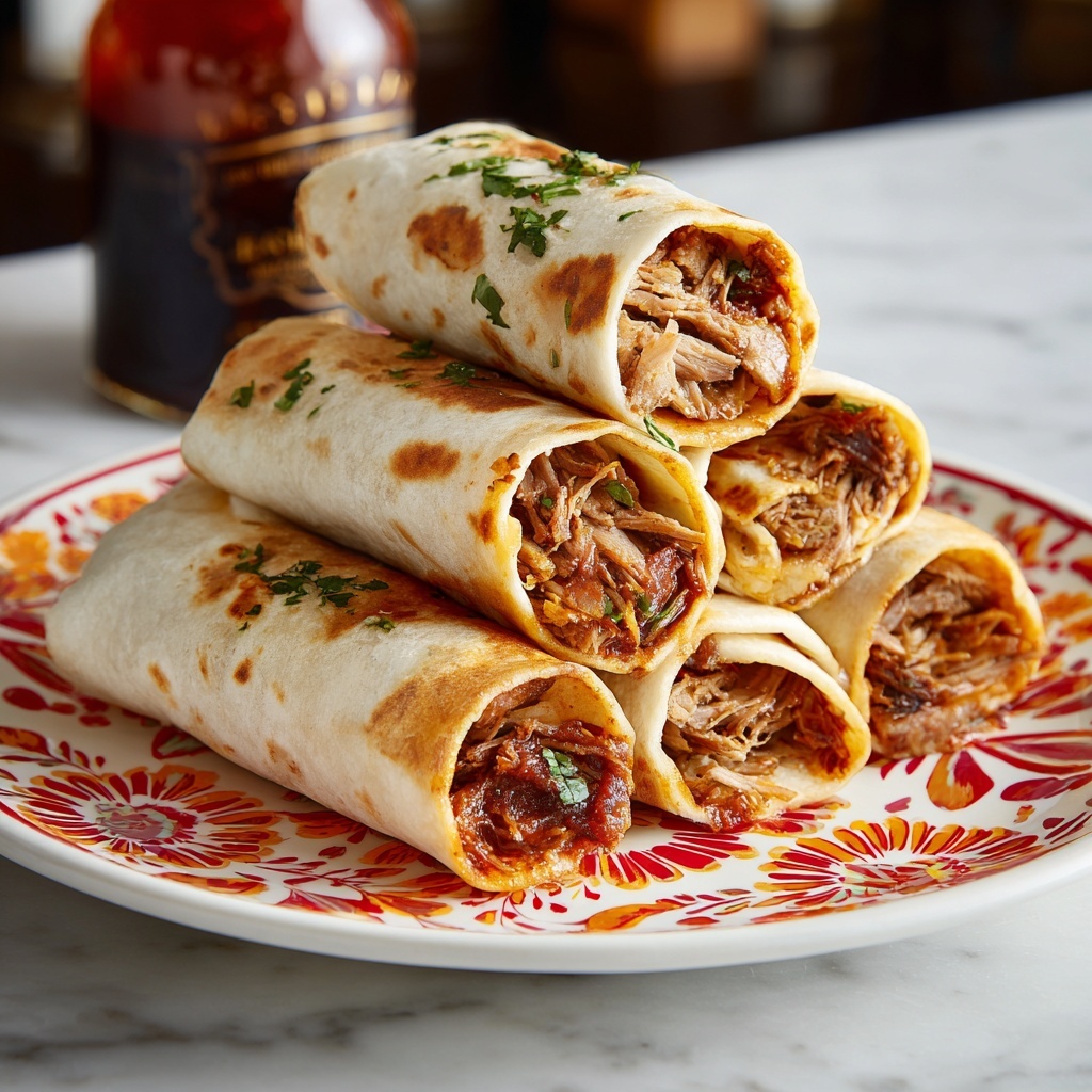 Baked Chicken and Spinach Flautas Recipe - Recipe Image