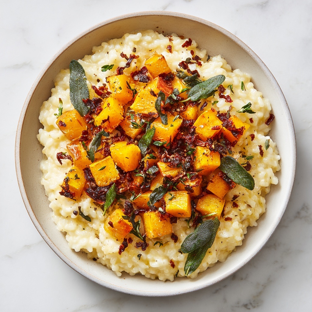 Roasted Garlic Butternut Squash Risotto Recipe - Recipe Image
