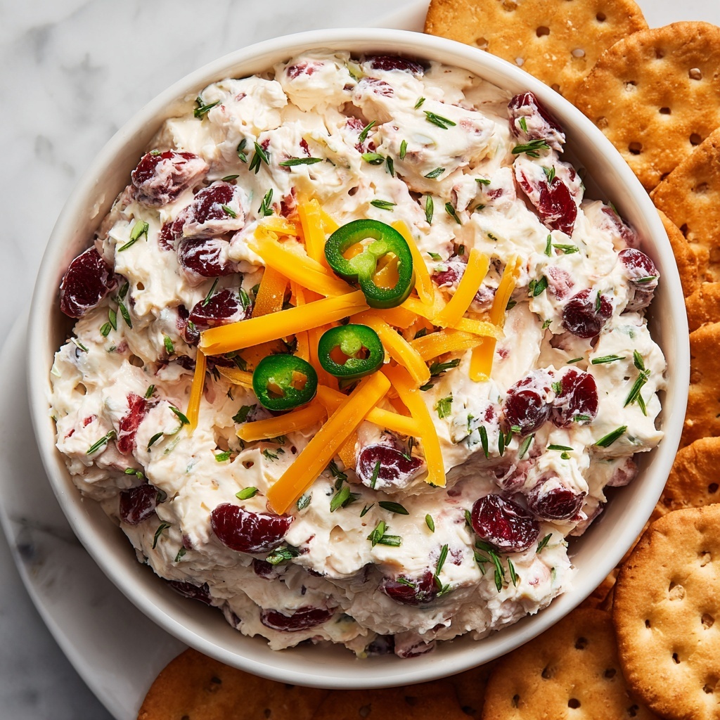 Holiday Cranberry Jalapeño Cream Cheese Dip Recipe - Recipe Image
