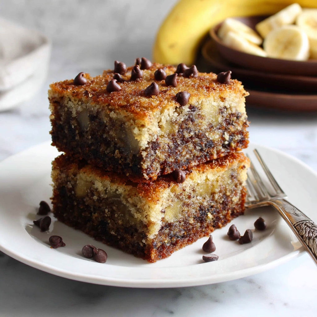 Vegan Banana Chocolate Chip Snack Cake Recipe - Recipe Image