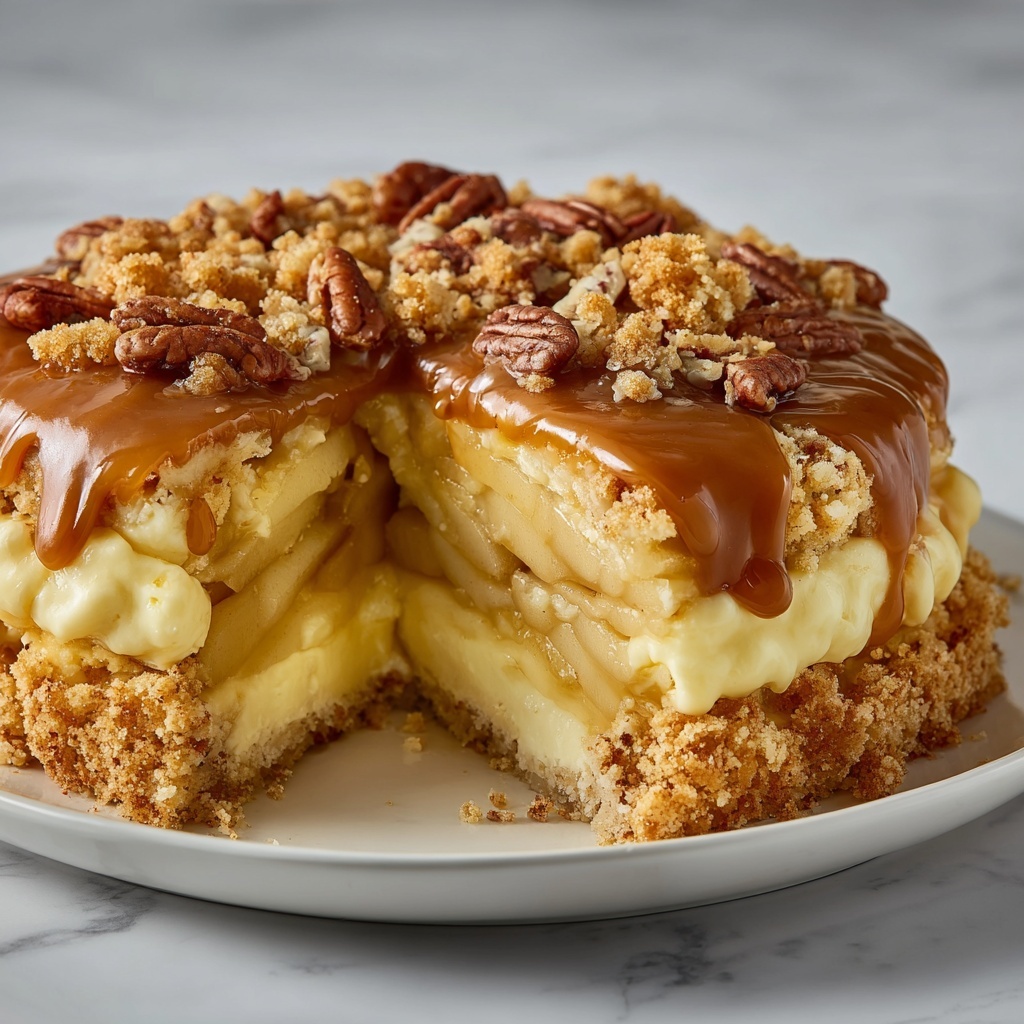 Swedish Apple Cake with Caramel Recipe - Recipe Image