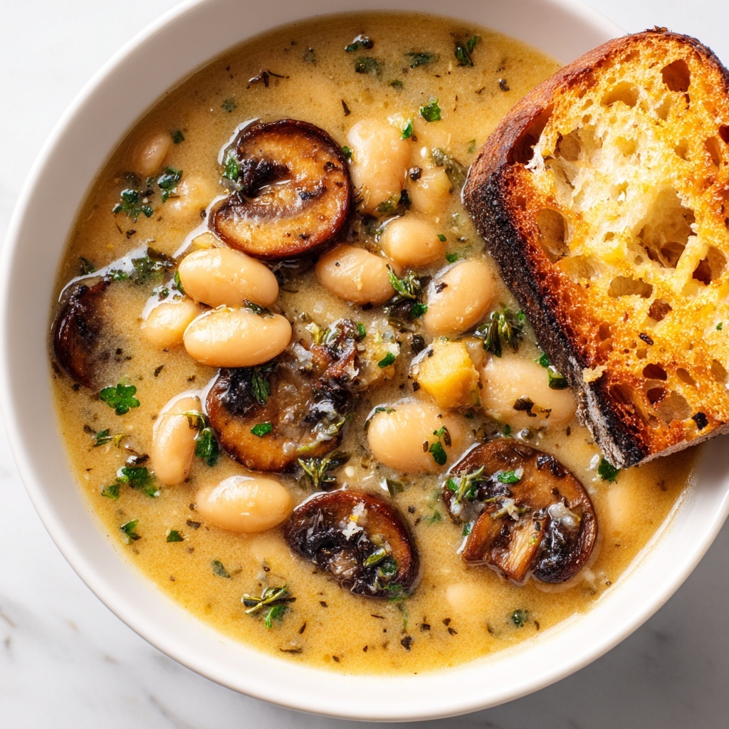 White Bean Mushroom Stew Recipe - Recipe Image
