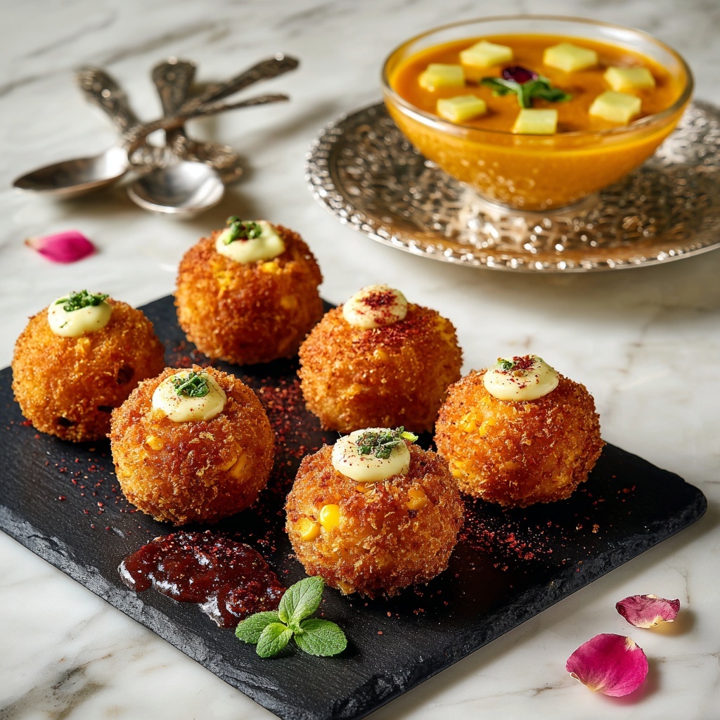 Cheese Corn Balls Recipe - Recipe Image