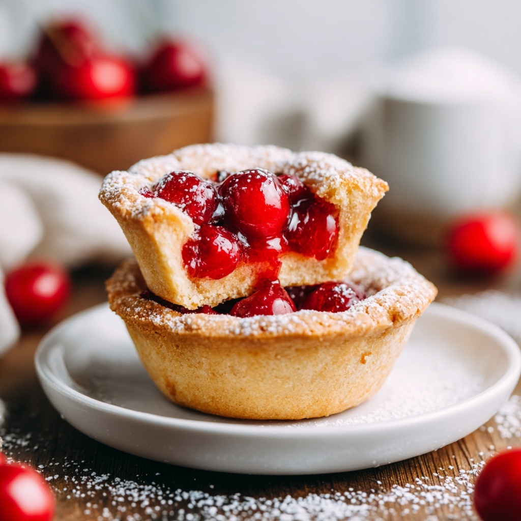 Mini Cherry Pies Recipe - Recipe Image