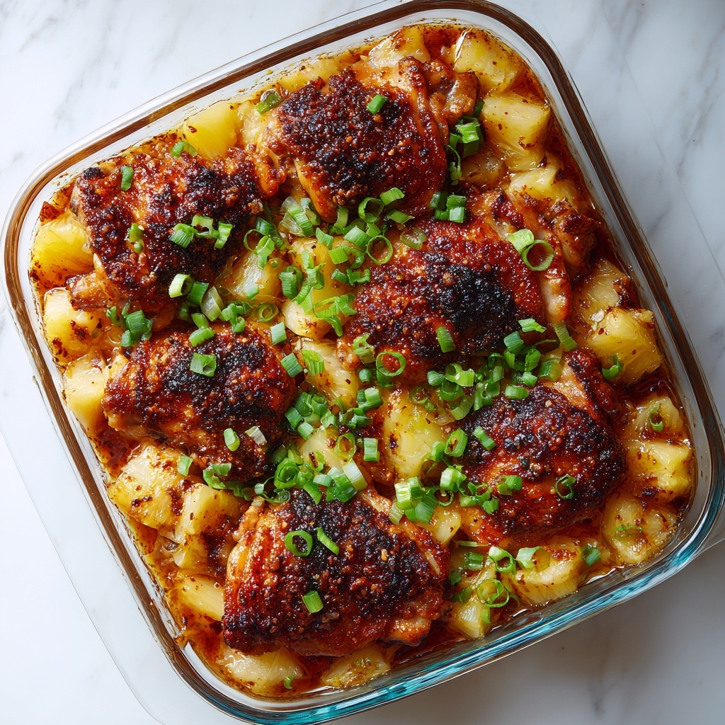 Baked Pineapple Jerk Chicken Recipe - Recipe Image