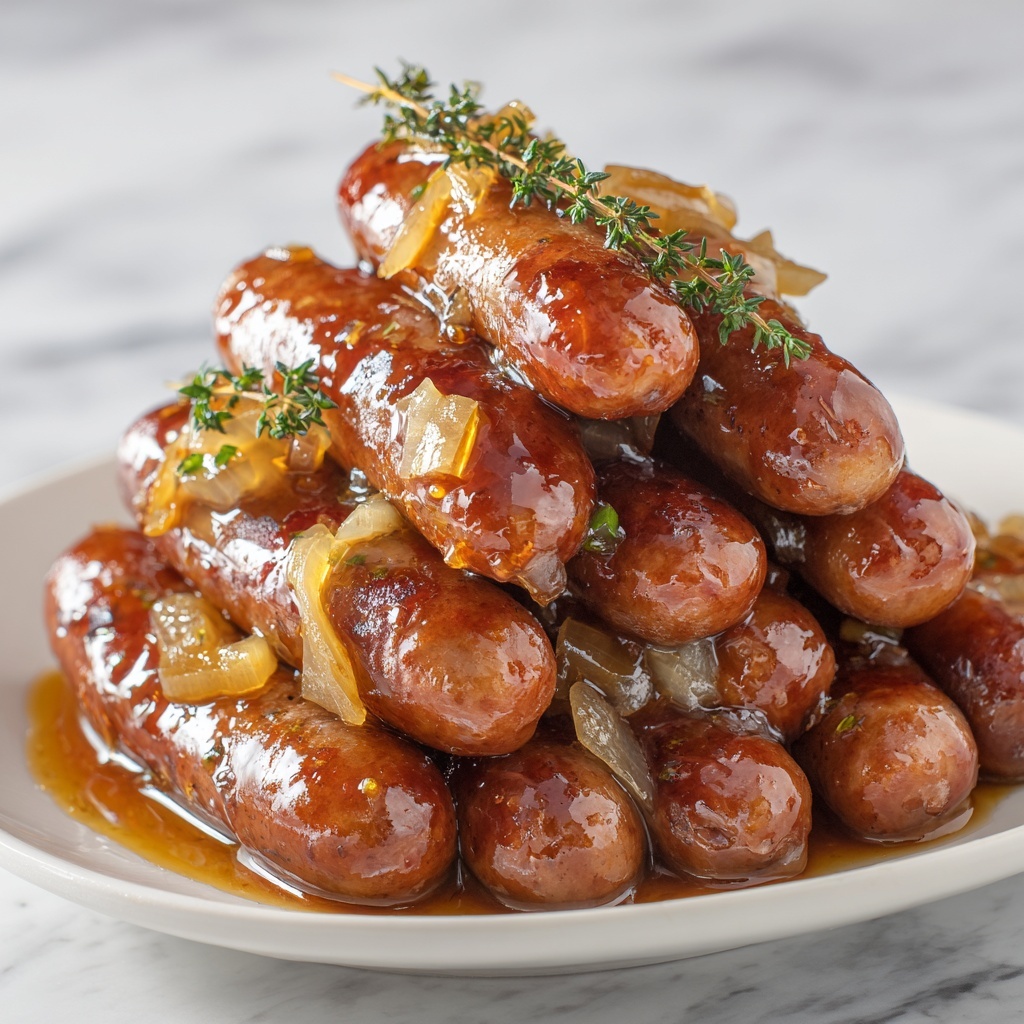 Hot Honey Garlic Lil Smokies for Game Night Recipe - Recipe Image