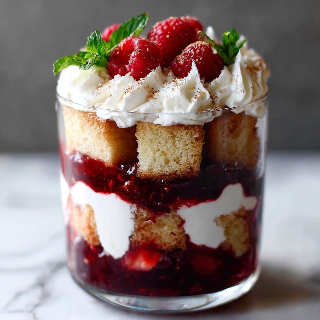 Vegan Boozy Raspberry Trifle Recipe - Recipe Image