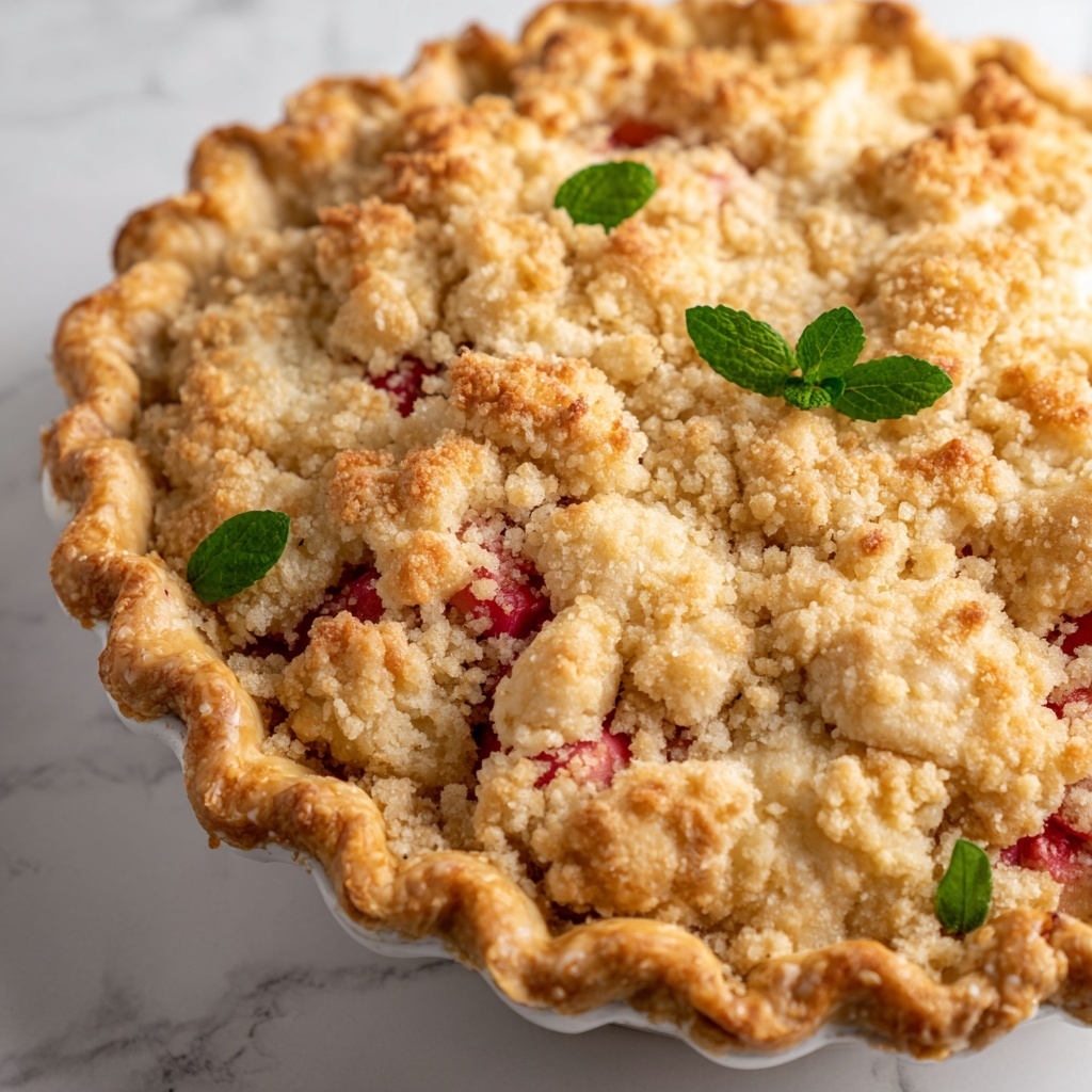Classic Rhubarb Pie Recipe - Recipe Image
