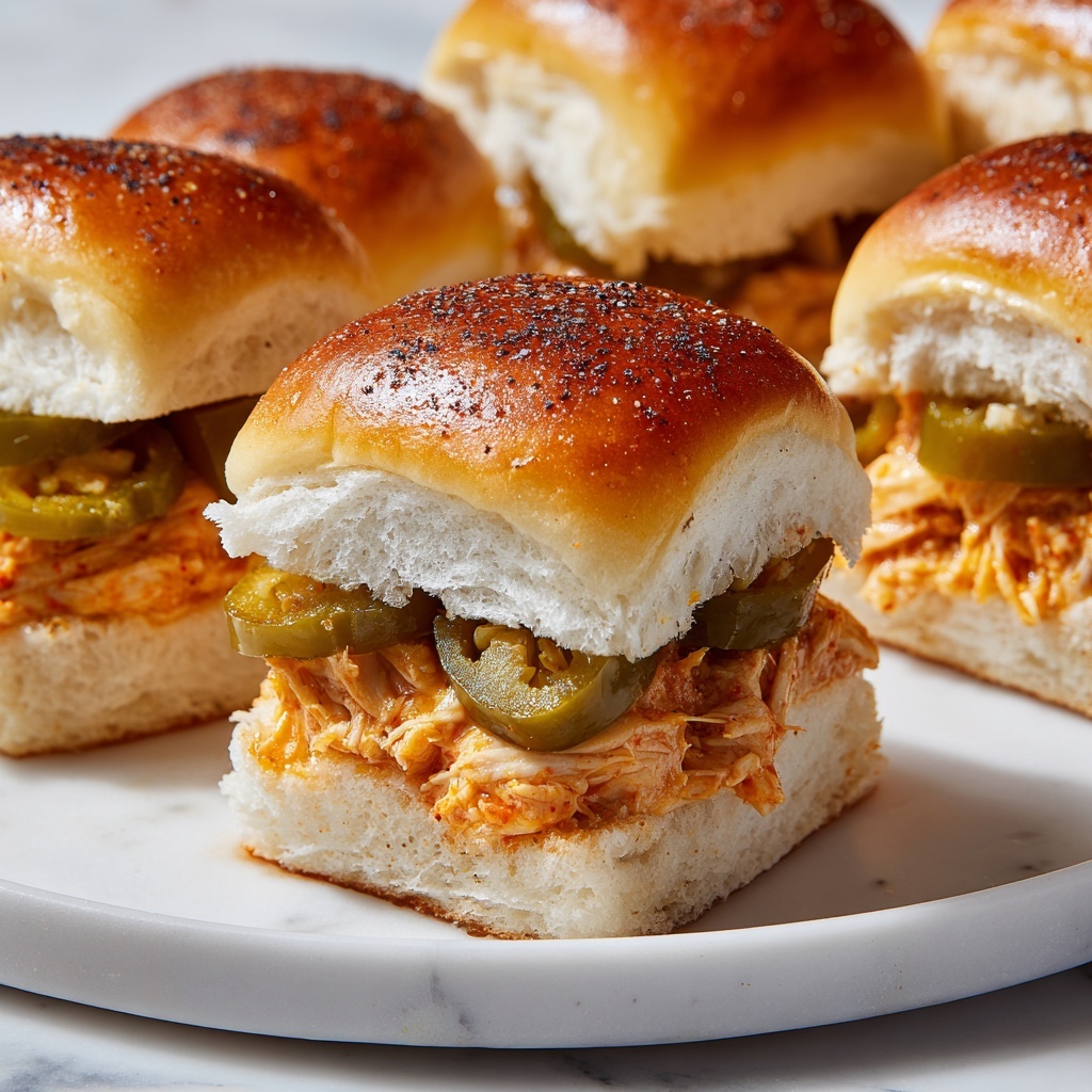 Chicken Philly Sliders Recipe - Recipe Image