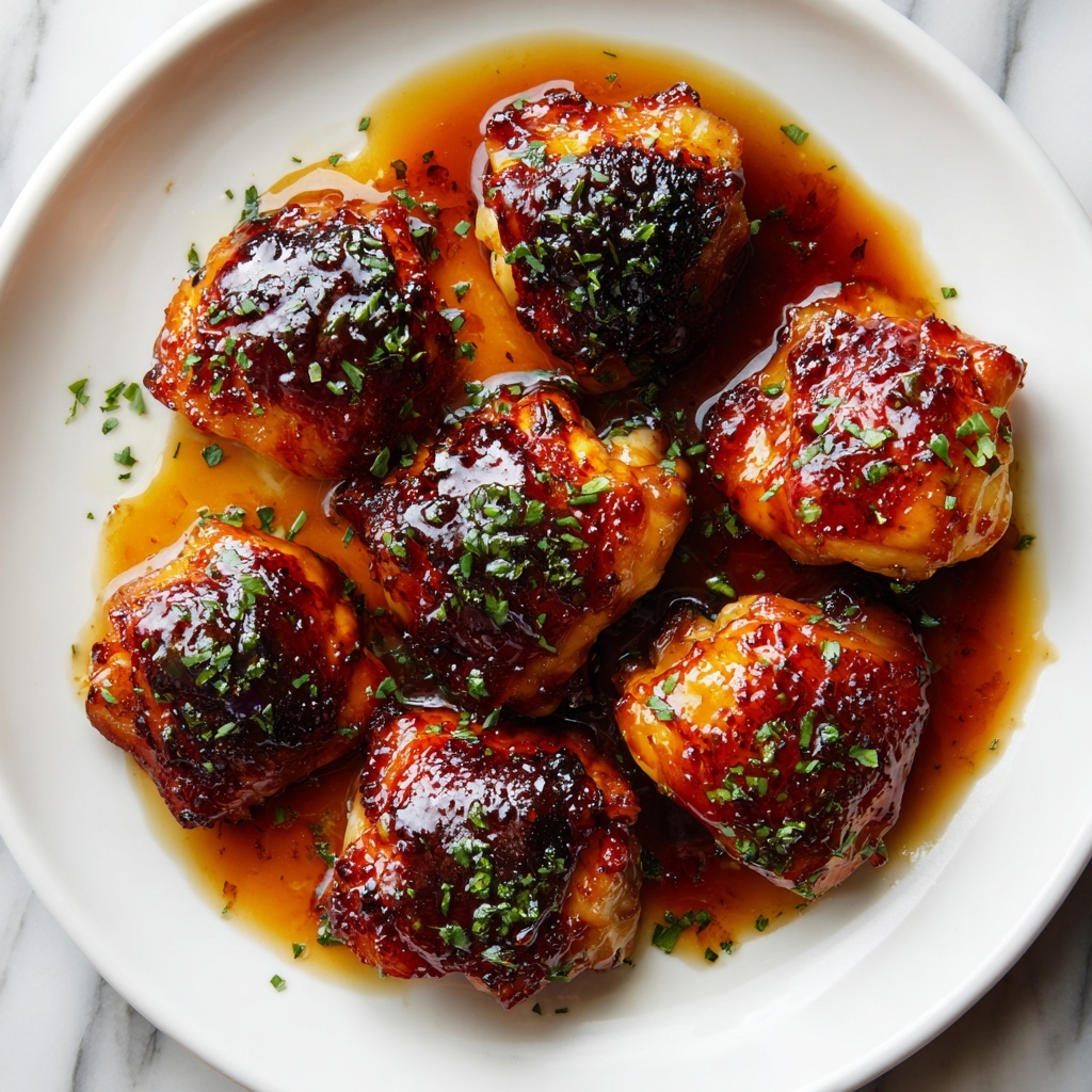 Honey Garlic Chicken Thighs Recipe - Recipe Image