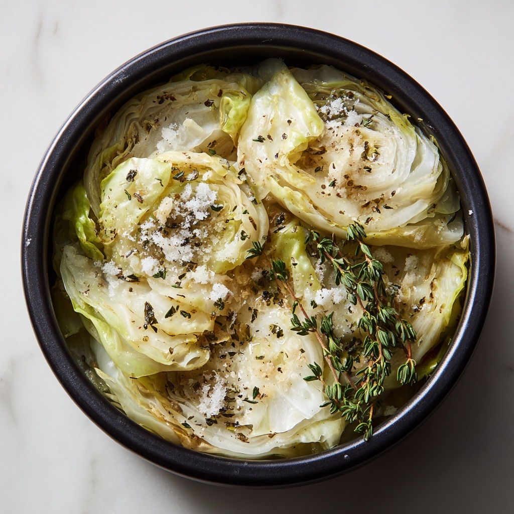 Creamy Slow Cooker Garlic Parmesan Cabbage for Comfort Food Joy Recipe - Recipe Image