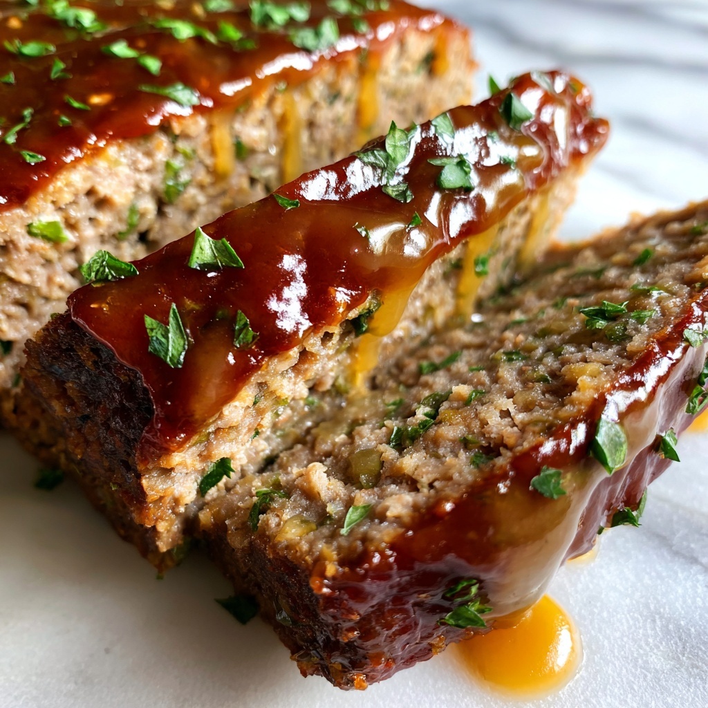 Garlic Parmesan Chicken Meatloaf Recipe - Recipe Image