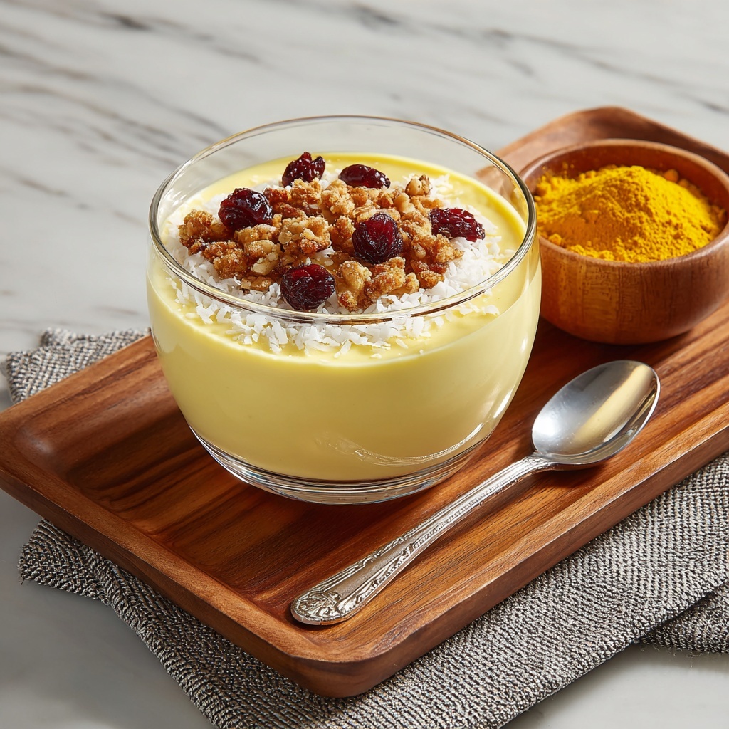 Coconut Turmeric Overnight Oats Recipe - Recipe Image