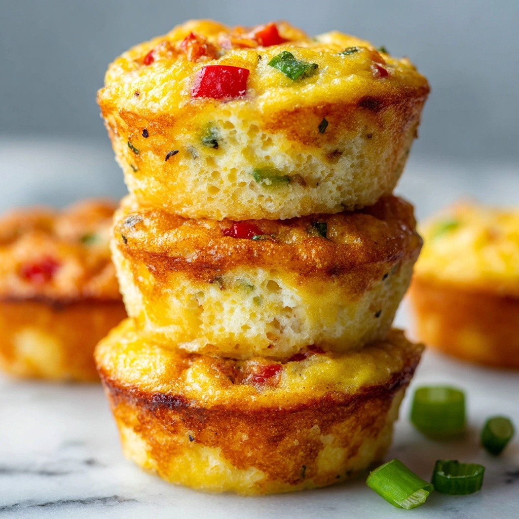Mini Egg Bites with Cheddar and Optional Fillings Recipe - Recipe Image