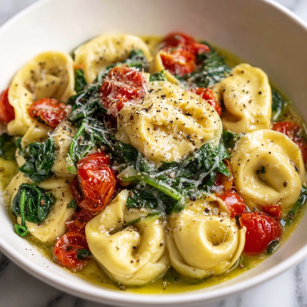Spinach Tomato Tortellini: 5 Irresistible Comfort Bites Recipe - Recipe Image