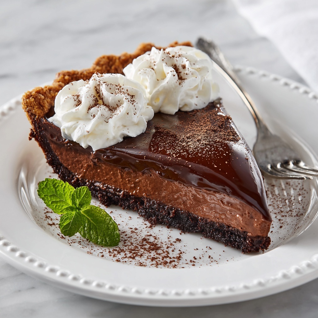 Keto Chocolate Silk Pie Recipe - Recipe Image