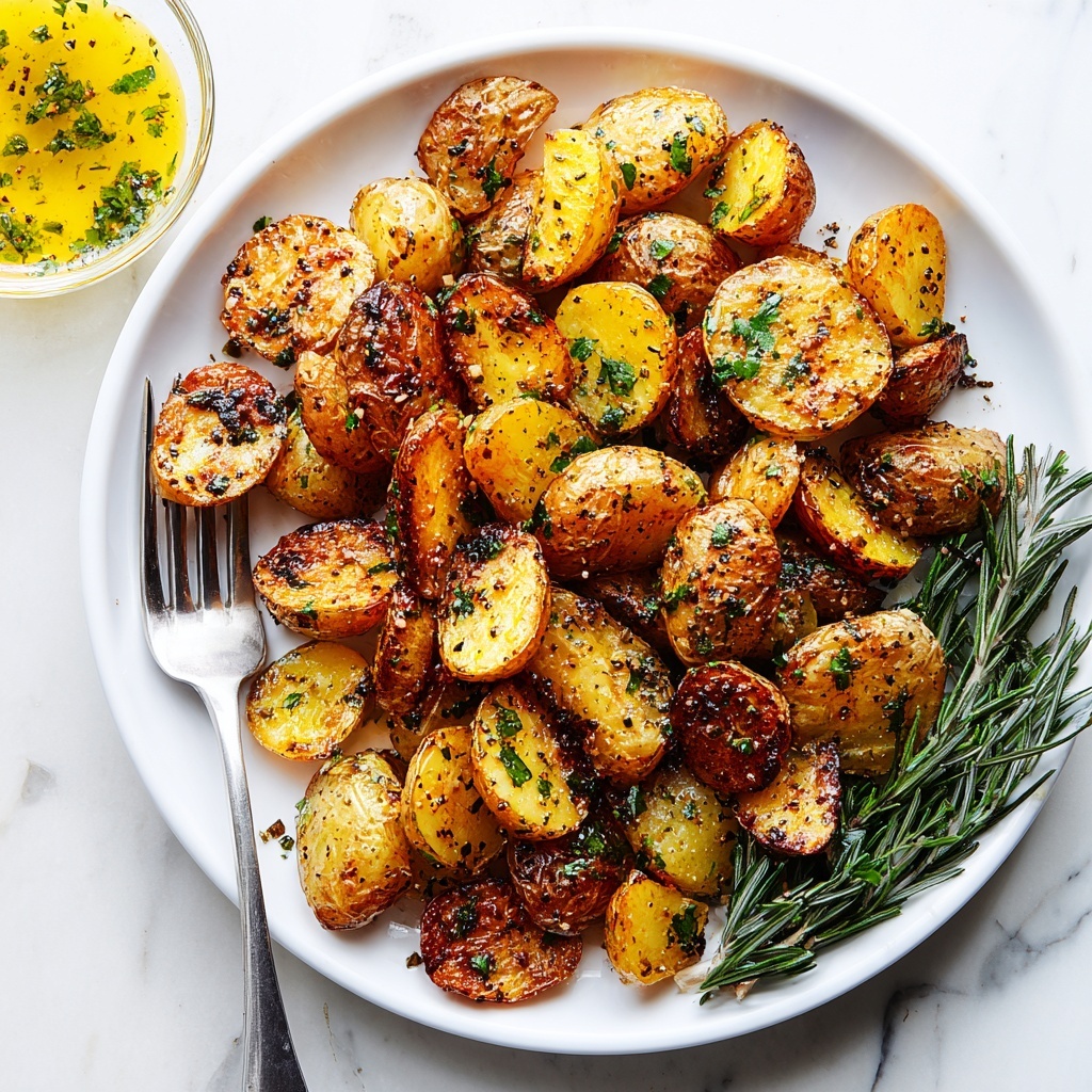 Garlic Roasted Potatoes Recipe - Recipe Image