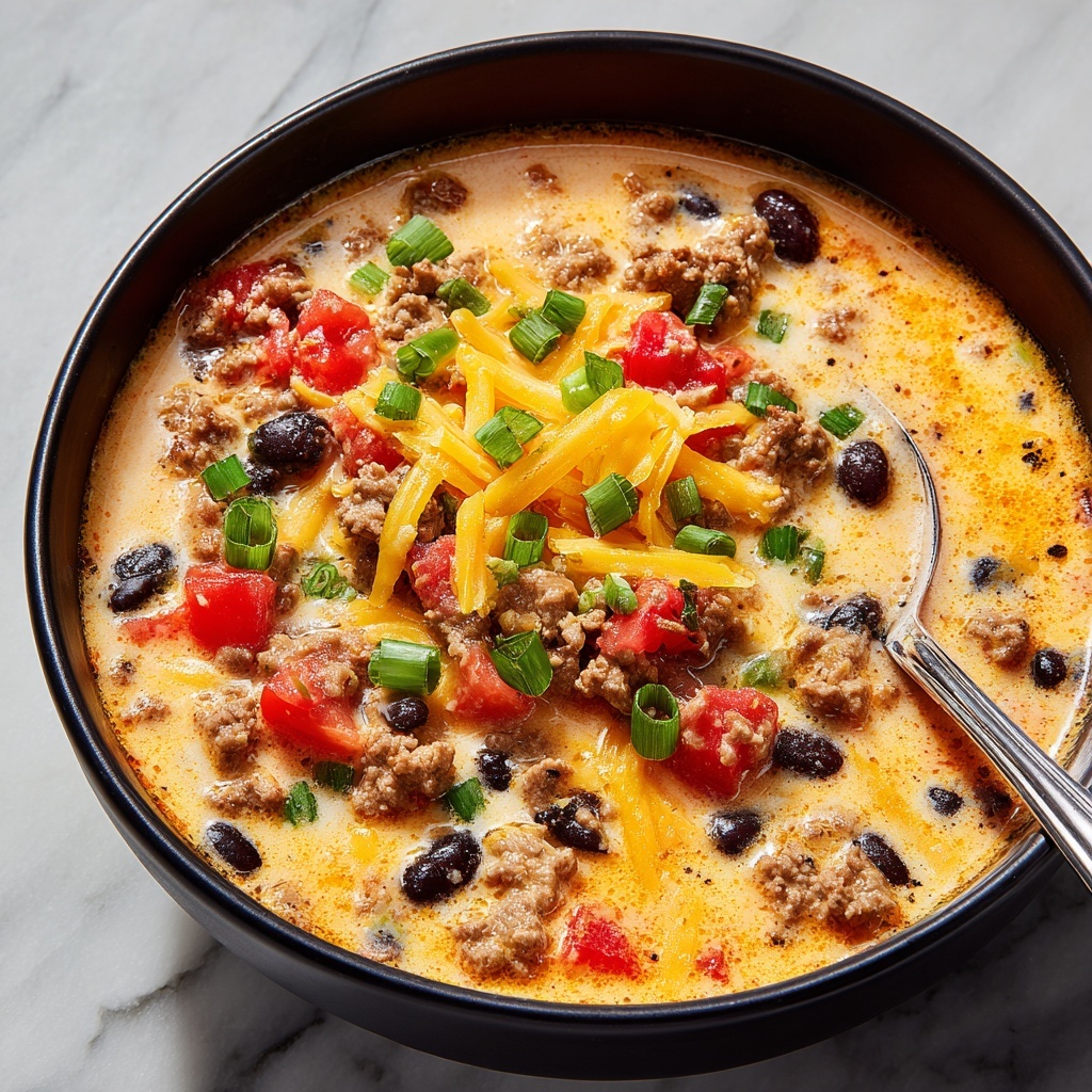 Easy Creamy Taco Soup Recipe - Recipe Image