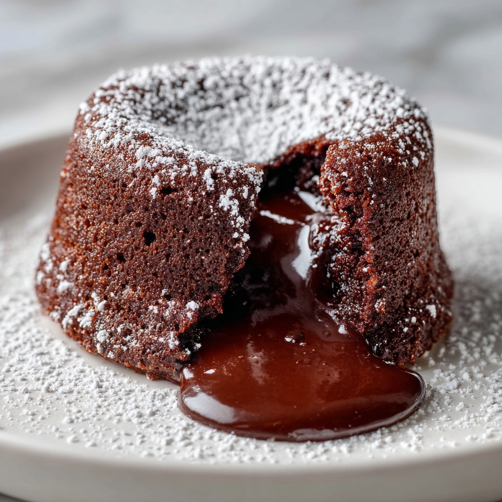 Protein Lava Cake (Gluten Free, Low Sugar) Recipe - Recipe Image