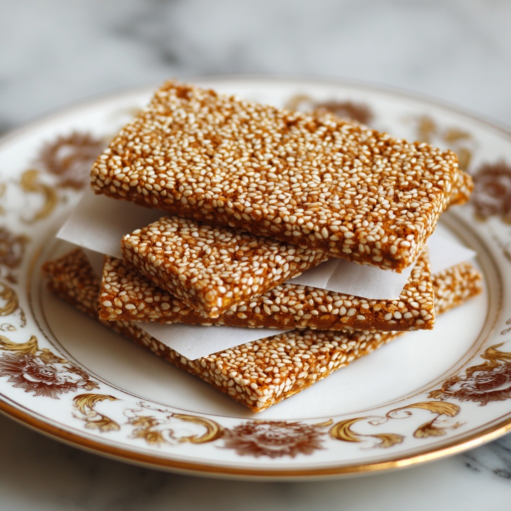 Sweeten Your Day with Sesame Seed Crunch Candy Delight Recipe - Recipe Image